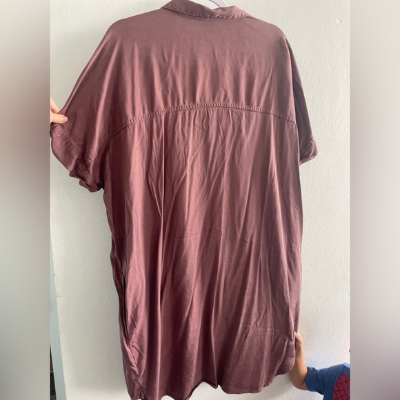 GAP XXL canvas/trench coat style collared dress - Picture 5 of 5